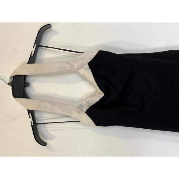 NICHOLAS Jane Midi Dress in Solid Black & Milk - Picture 5 of 12